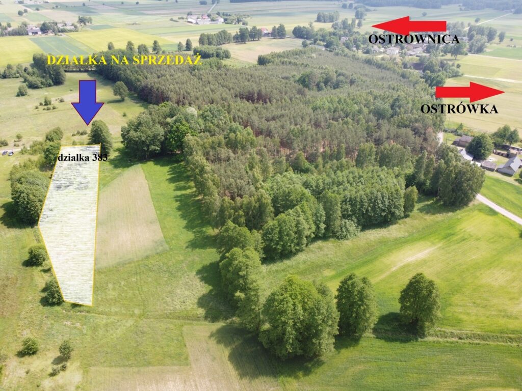 Działka budowlana/rekreacyjna 2900m2 Ostrownica - zdjęcie 4