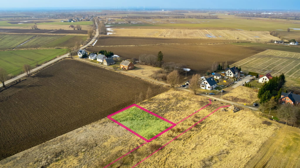 Działka budowlana 959m2 – ok. 25 minut do Gdańska - zdjęcie 1