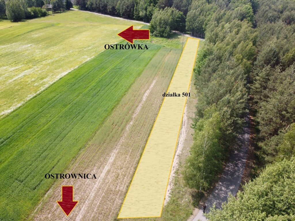Działka budowlana/rekreacyjna 1400m2 Ostrownica - zdjęcie 2