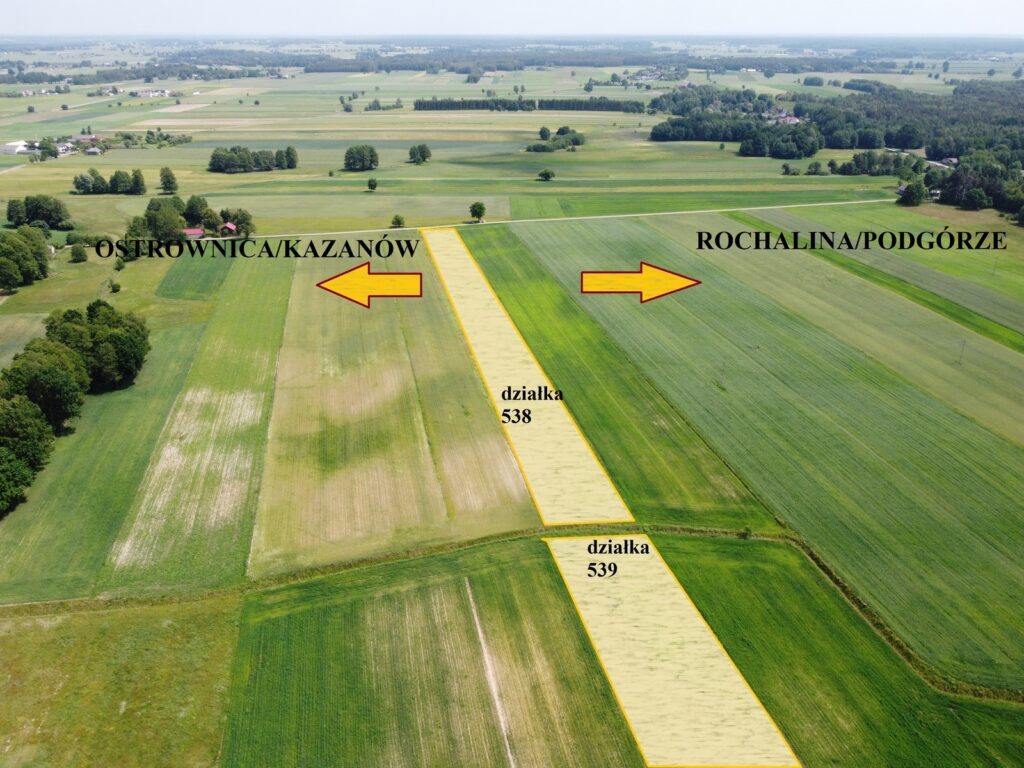 Duża działka rolno-budowlana w Ostrownicy Wieś - zdjęcie 4