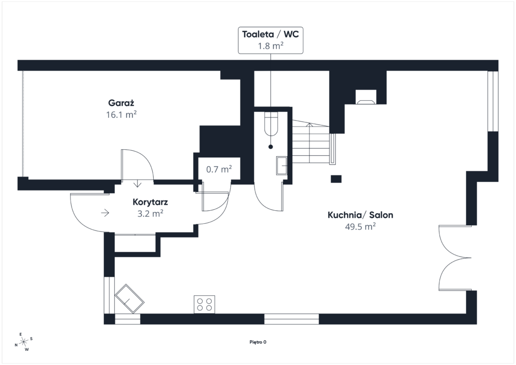 Dom z garażem w atrakcyjnej lokalizacji - zdjęcie 27