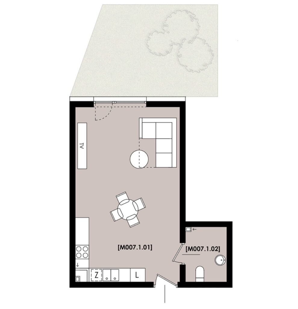 Gotowe mieszkanie z ogrodem | 37,96 m² | Osiedle C - zdjęcie 10