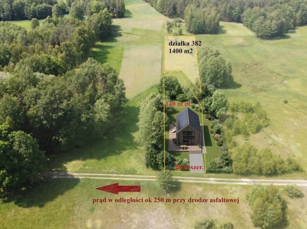 Działka budowlana/rekreacyjna 2900m2 Ostrownica - zdjęcie 1