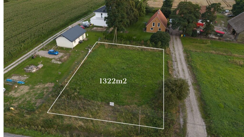 Działka budowlana 1322 m² Zajezierze WZ - zdjęcie 2