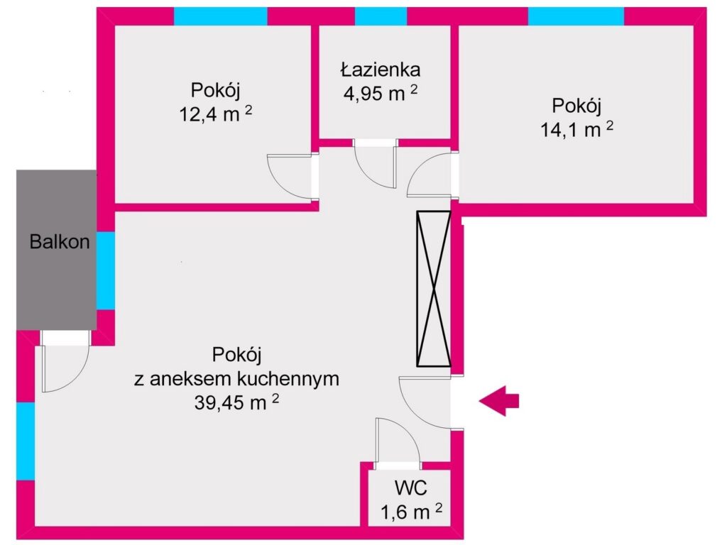 3-pokojowe mieszkanie ul. Architektów 11 - zdjęcie 4