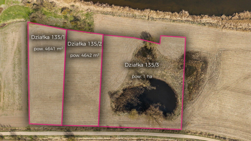 Działka o pow. 4642m2 w Stobcu gmina Stegna - zdjęcie 5