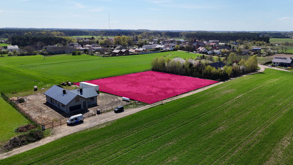 Działka budowlana 4042 m² Niesłabin | MPZP | Las - zdjęcie 1