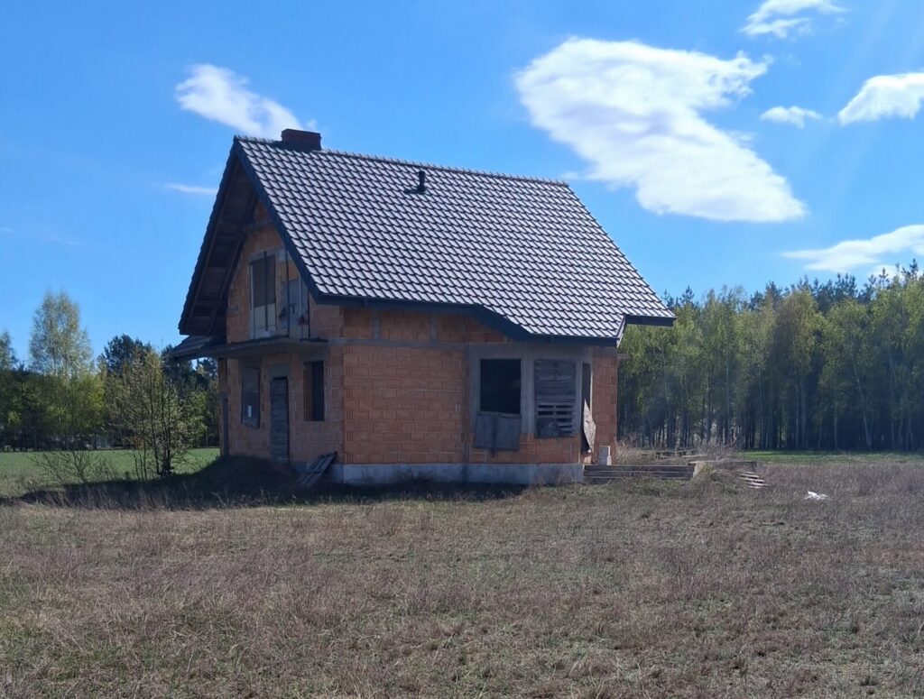 Młyniec Drugi - Dom  stanie surowym otwartym - zdjęcie 5