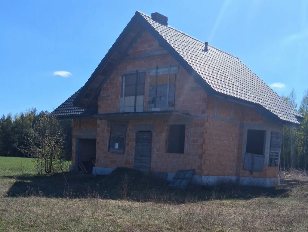 Młyniec Drugi - Dom  stanie surowym otwartym - zdjęcie 9