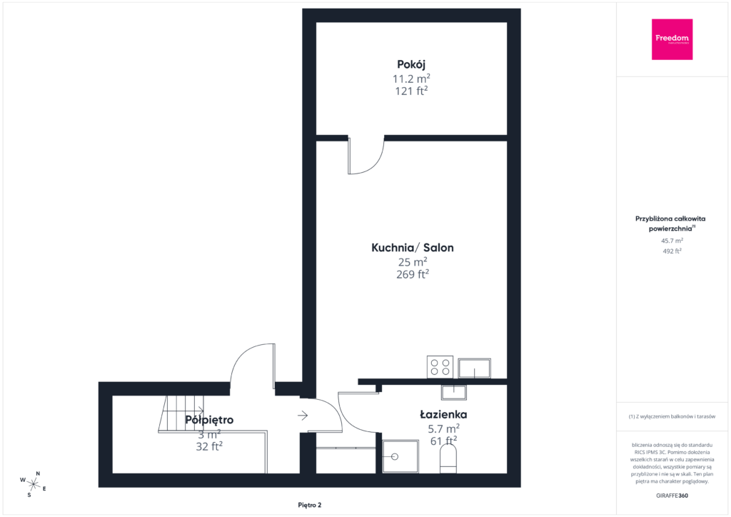 Gotowy pakiet inwestycyjny 4 apartamentów - rzut 1