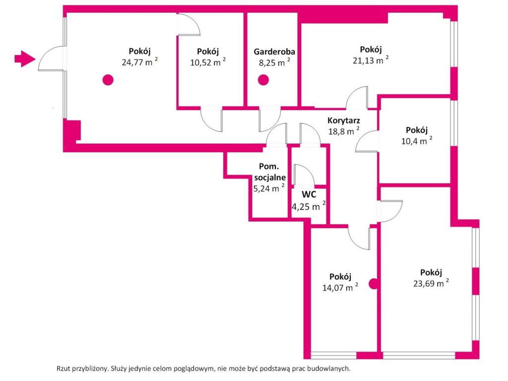Na sprzedaż lokal usługowy 144 m² - rzut 1