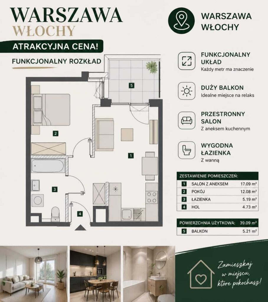 Nowe 2- pokojowe mieszkanie na Włochach - zdjęcie 1