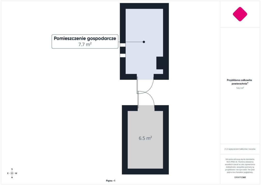 Nowe 3 pokoje, parter, 58 m², Krańcowa - rzut 2