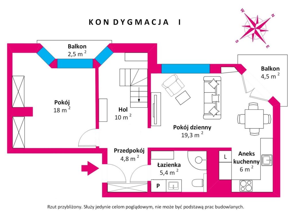 Przestronne mieszkanie z piwnicą i dwoma balkonami - zdjęcie 5