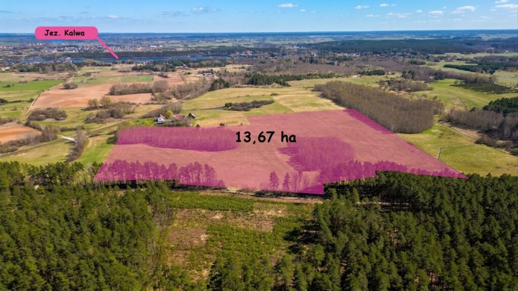 Duża działka 13,67 ha w malowniczej miejscowości - zdjęcie 1