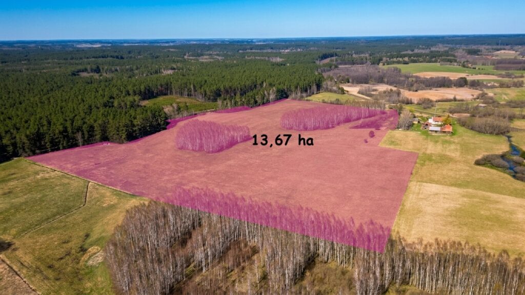 Duża działka 13,67 ha w malowniczej miejscowości - zdjęcie 2