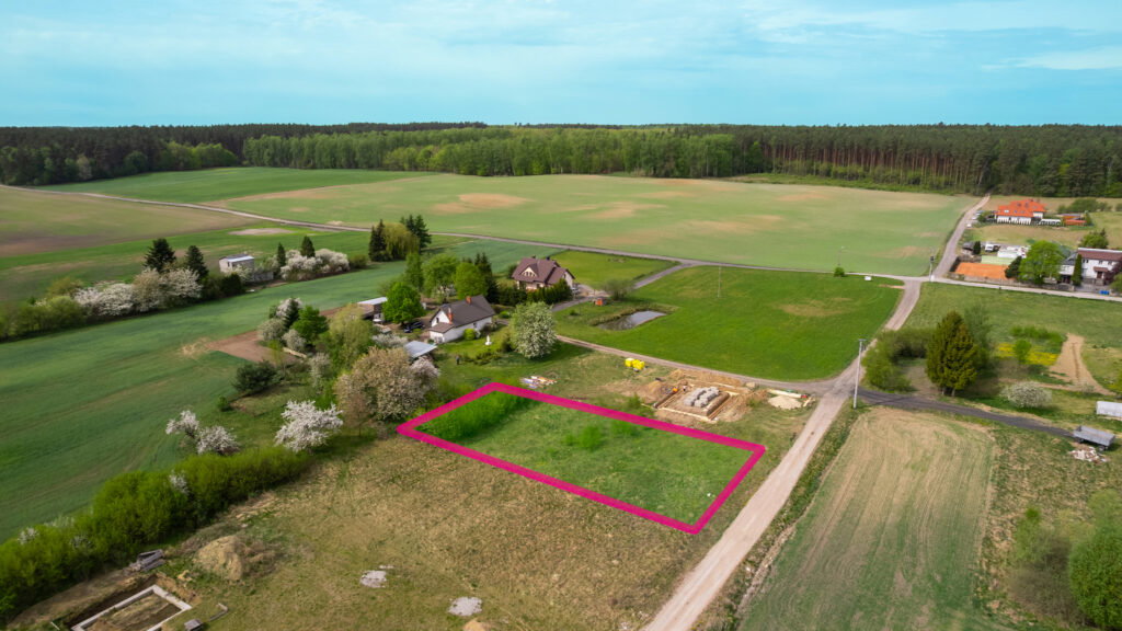 Atrakcyjna działka budowlana 1150m2 z MPZP - zdjęcie 1