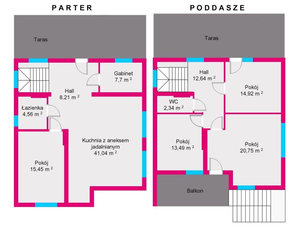 Działka 14,36 ha Markowa, powiat łańcucki - rzut 2