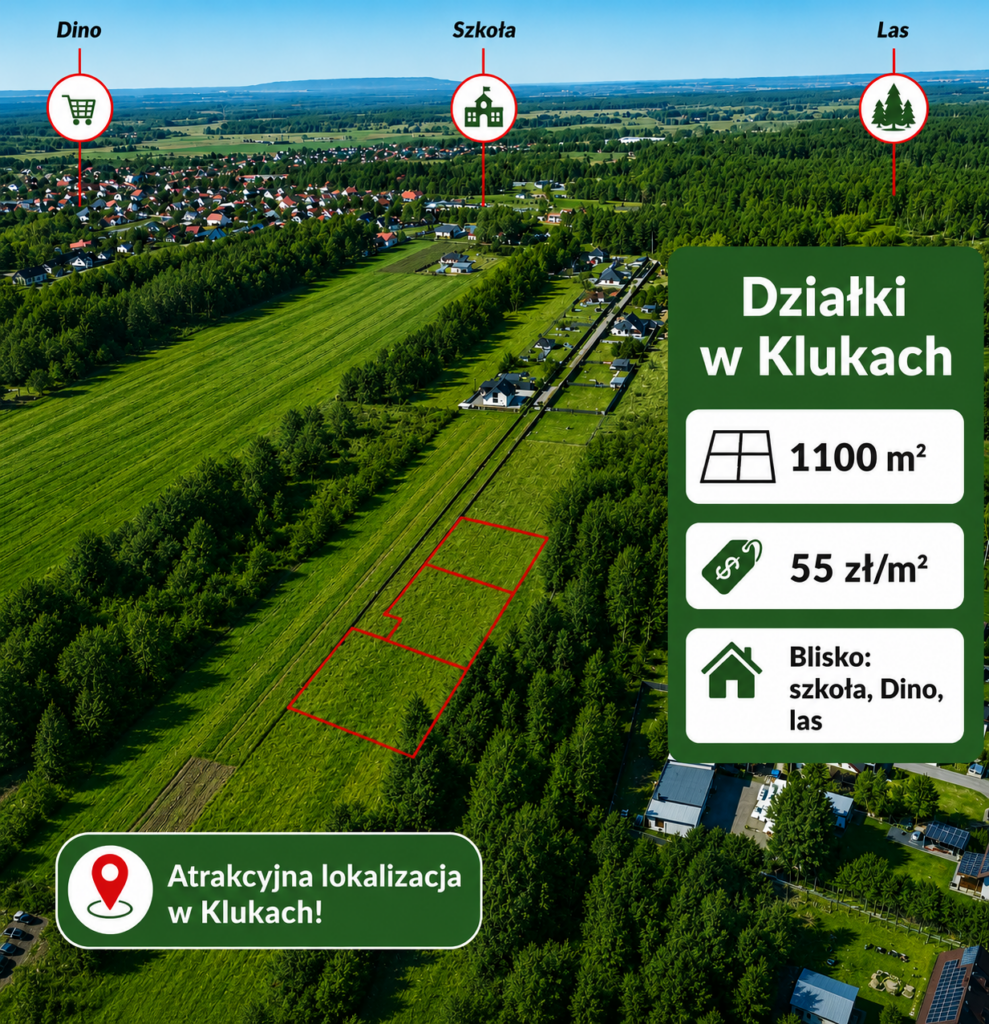 Działki Kluki-Podwódka - zdjęcie 1