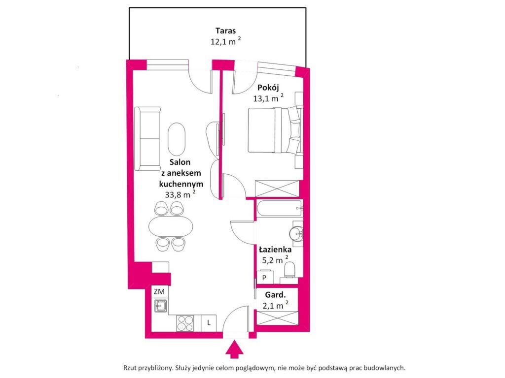 Baltic Park Molo, Apartament z tarasem. - zdjęcie 15