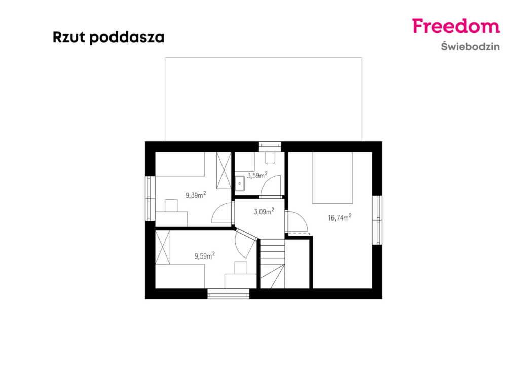 Dom bliźniak 110m2 | Oferta specjalna 699 tys - rzut 2