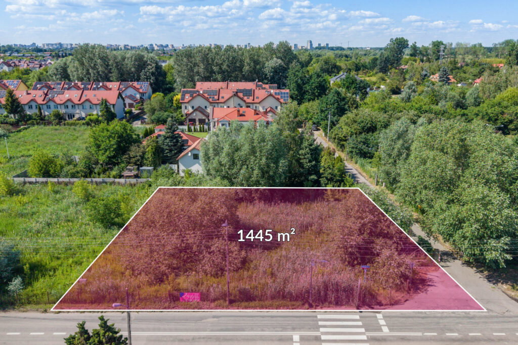 Działka usługowo-mieszkaniowa - Wawer, Warszawa - zdjęcie 3