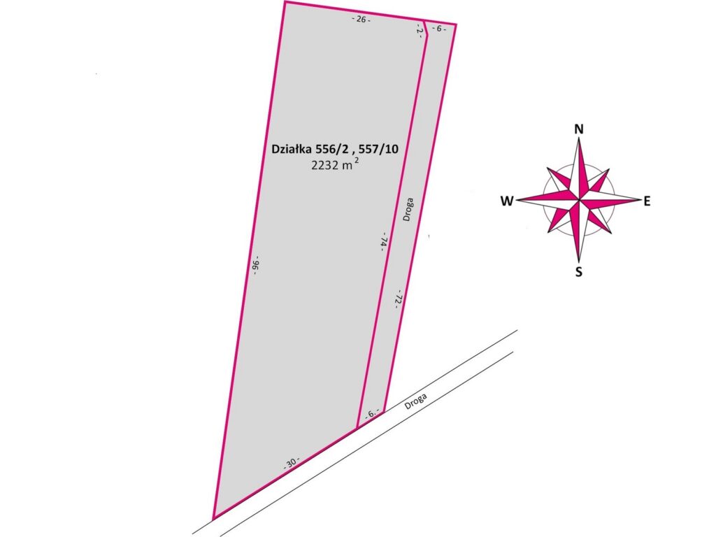 Działka z pozwoleniem na budowę | 2232 m² - zdjęcie 4