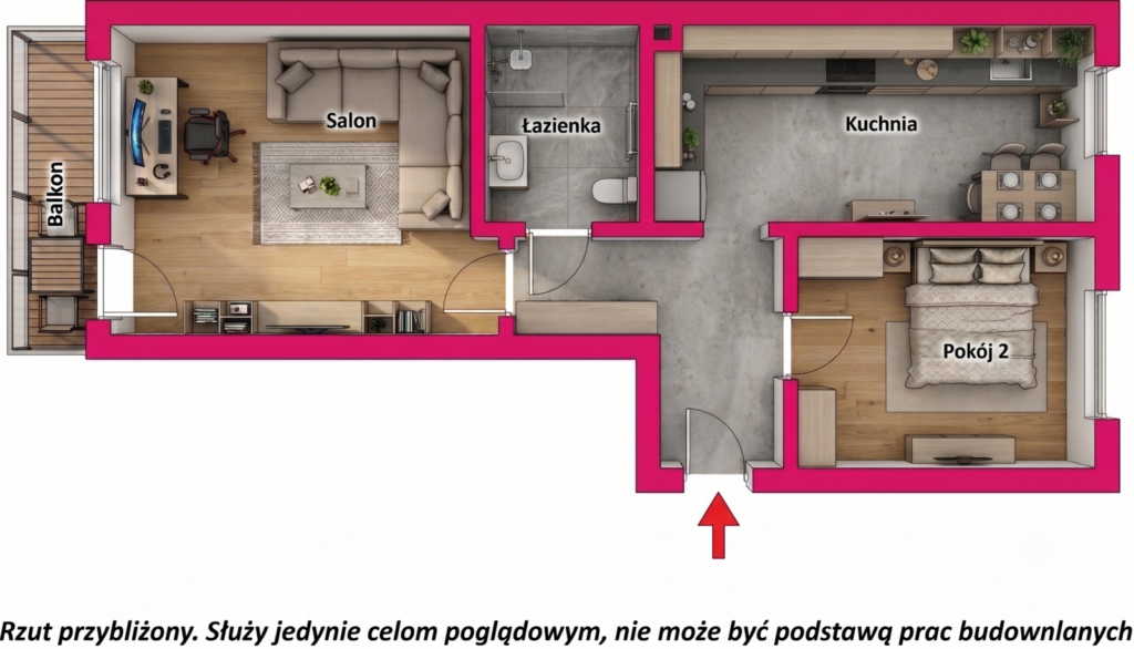 Na sprzedaż mieszkanie 2-pokojowe z balkonem - zdjęcie 10