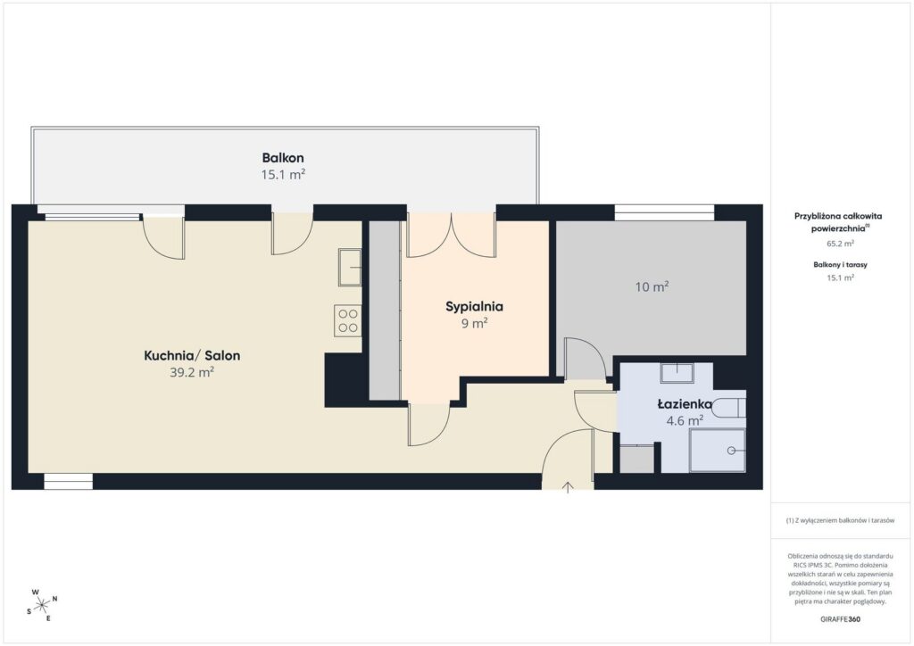 wyposażone, 3pokoje, balkon 15m2, Ceglana 57 - zdjęcie 20