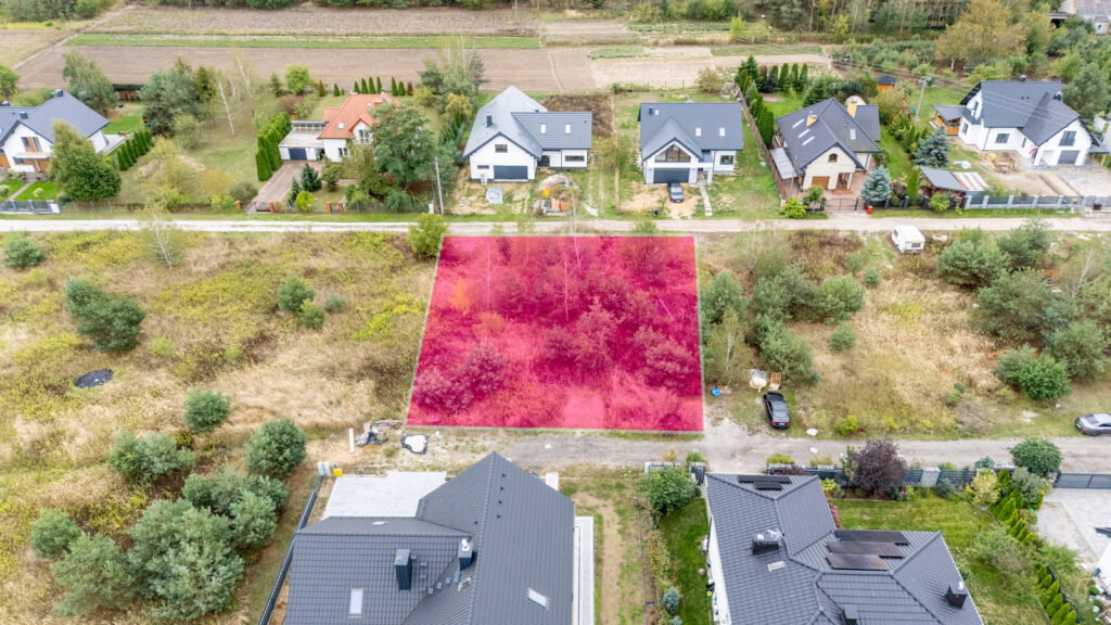Lesznowola 1MN — działka budowlana 900 m² - zdjęcie 1