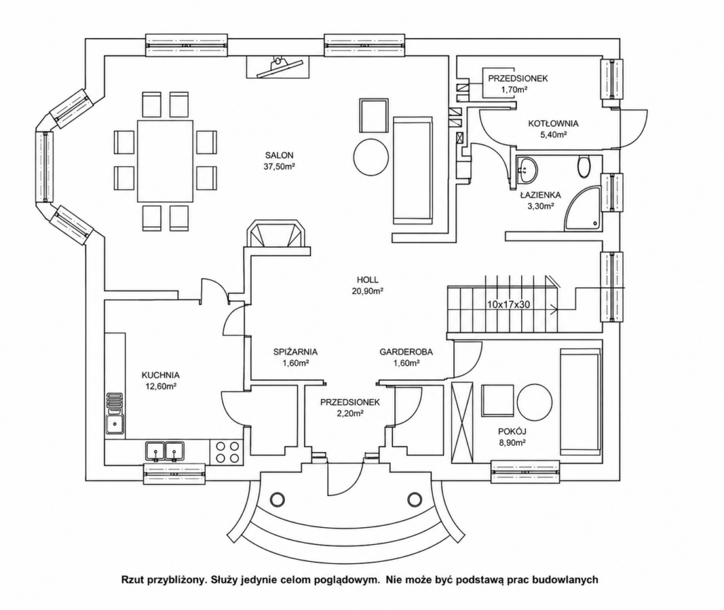 Dom 117,80 m², działka 1,77 ha, Adamów, Bełchatów - zdjęcie 15
