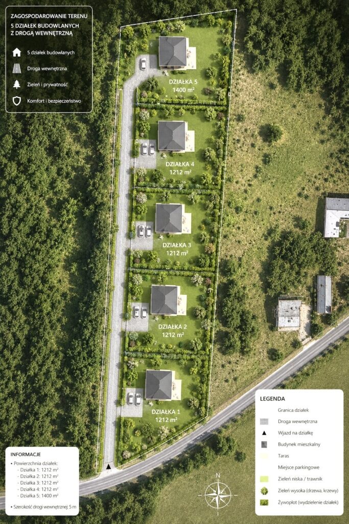 Działki 1200m2 w otulinie lasów Gertrudów/Gomunice - zdjęcie 3