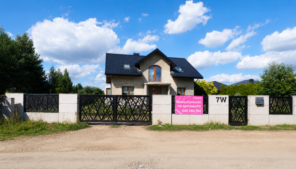 Dom 117,80 m², działka 1,77 ha, Adamów, Bełchatów - zdjęcie 1