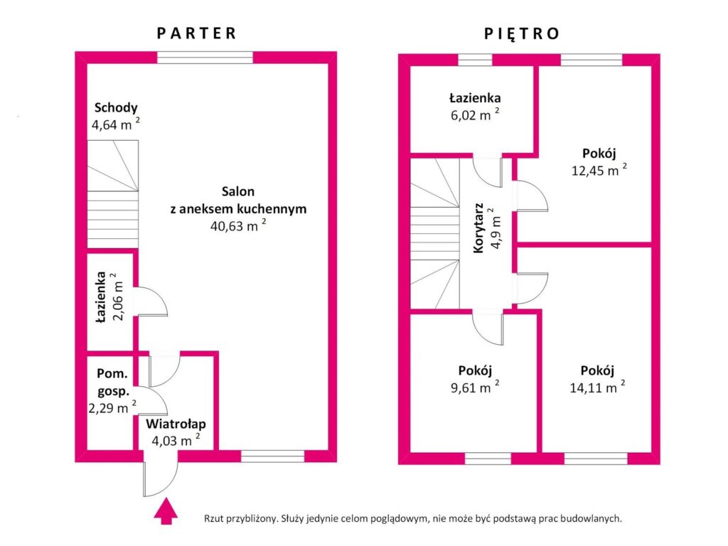 Segment 4 pokoje z ogródkiem 131 m² - rzut 1