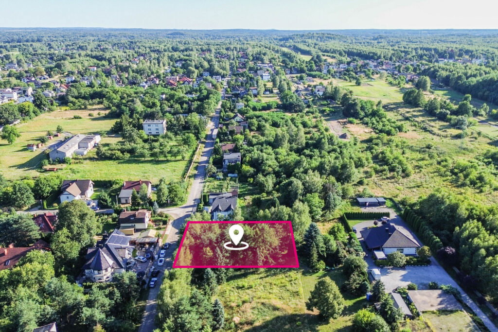Słoneczna działka 996 m² z mediami | Stradom - zdjęcie 7