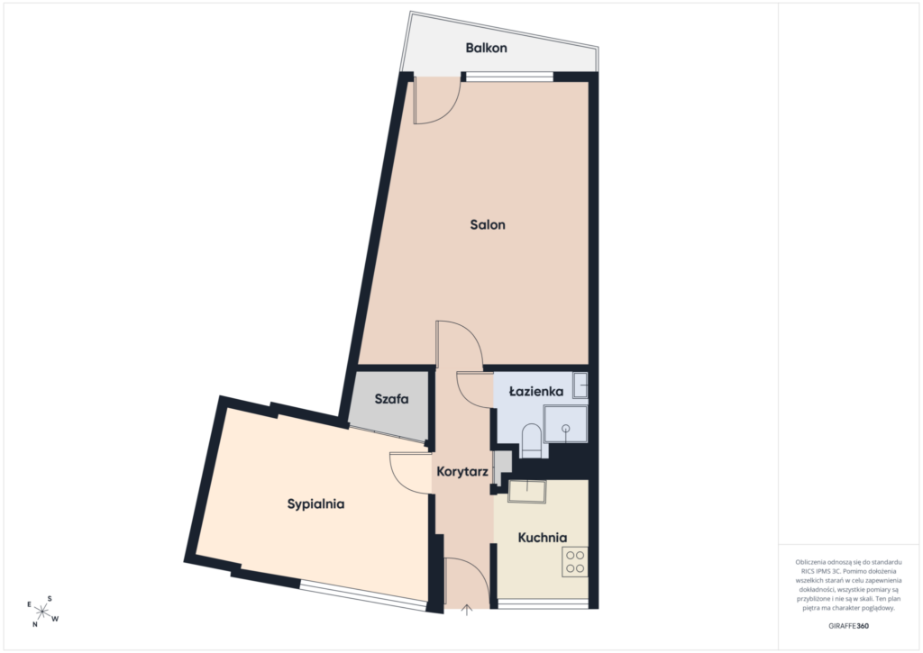 Gdańsk, 2 pokoje, 47 m², Spółdzielczo-własnościowe - zdjęcie 7