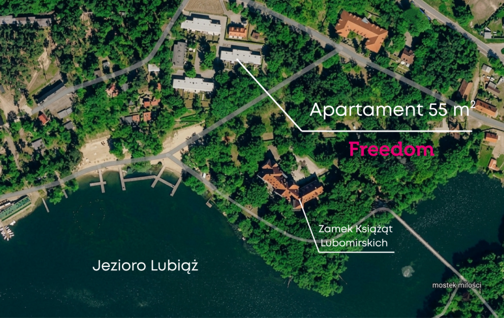 Luksusowy apartament 55 m² przy plaży Lubniewice - zdjęcie 15