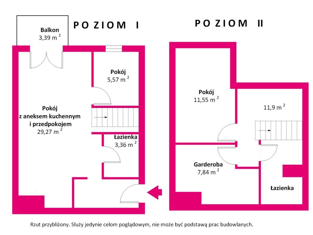 Ząbki, ul. Piłsudskiego 105, 65 m2 z balkonem - zdjęcie 6