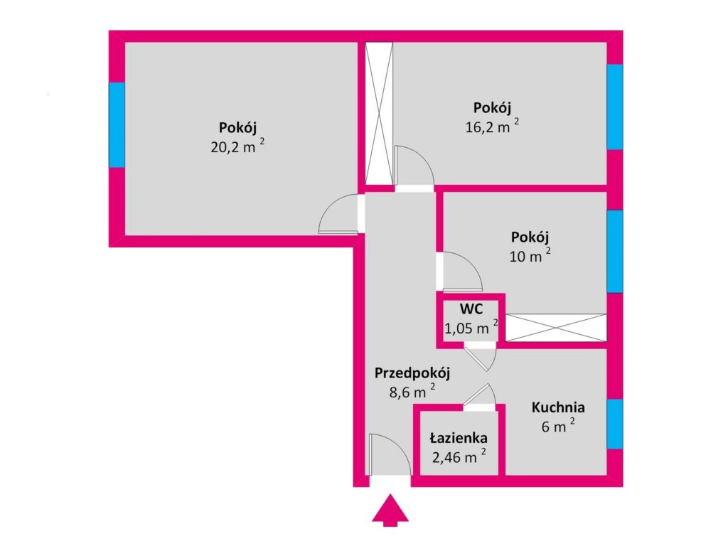 Mieszkanie 64,51 m2 Rzeszów ul. Dąbrowskiego - zdjęcie 6