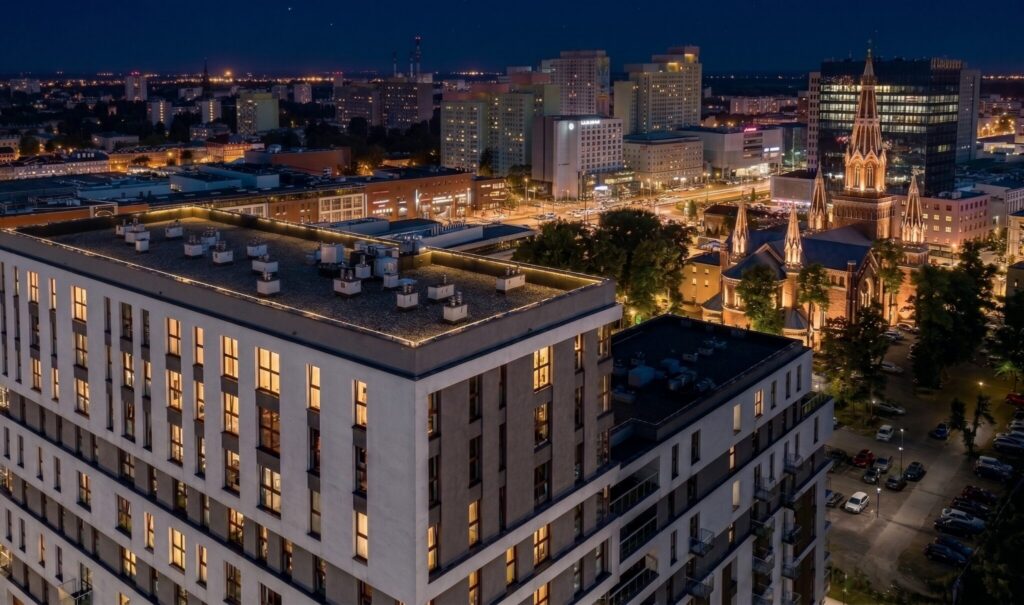 Apartament z widokiem na panoramę Łodzi - zdjęcie 8